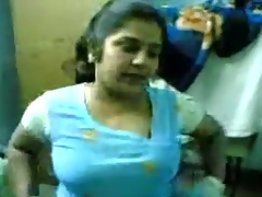 Aunty stripping to show her pantoons